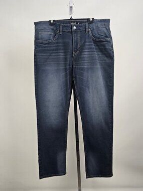 Buffalo David Bitton Dark Denim Straight Leg Jeans Size 38